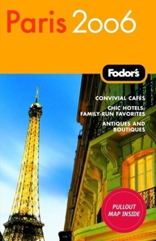 Paperback Fodor's Paris 2006 [With Pullout Map] Book