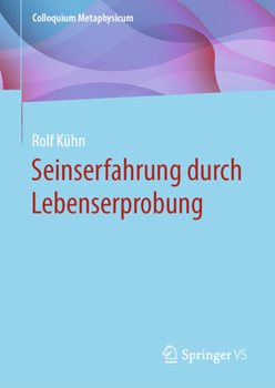 Hardcover Seinserfahrung Durch Lebenserprobung [German] Book