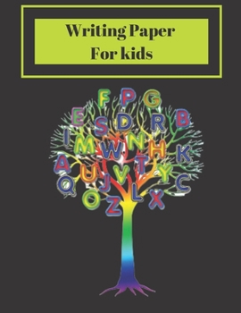 Writing Paper  For kids: Writing Paper for kids with Dotted Lined | ABC Handwriting Paper