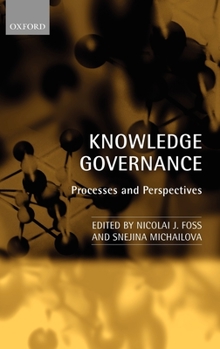 Hardcover Knowledge Governance: Processes and Perspectives Book