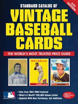 Paperback Standard Catalog of Vintage Baseball Cards Book
