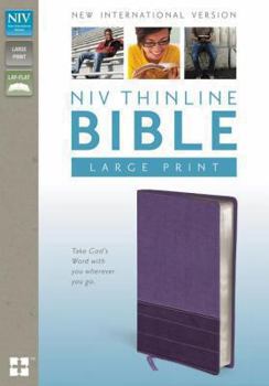 Imitation Leather Thinline Bible-NIV-Large Print [Large Print] Book