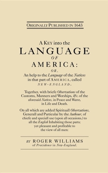 Paperback A Key Into the Language of America Book