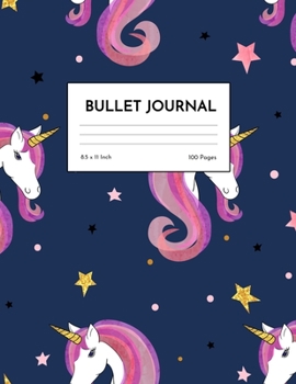 Bullet Journal: Nifty Unicorn Dot Grid Notebook - Dotted Note Pad for Kids, Girls, Teens, Tweens, Women - Gifts for Birthday and Christmas | Creative Art 00544