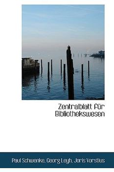 Paperback Zentralblatt F R Bibliothekswesen Book