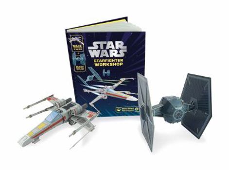 Hardcover Star Wars: Starfighter Workshop: Make your own X-wing and TIE fighter (Star Wars Construction Books) Book