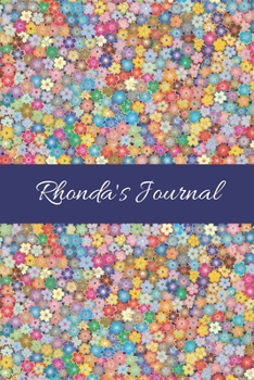 Rhonda's Journal: Cute Personalized Name College-Ruled Notebook for Girls & Women - Blank Lined Gift Journal/Diary for Writing & Note Taking