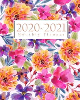 2020-2021 Monthly Planner: Notebook and Planner (from Jan 2020 to Dec 2021) - Weekly and Daily Planner