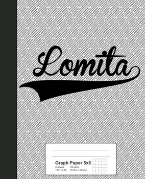 Paperback Graph Paper 5x5: LOMITA Notebook Book