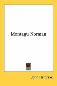 Paperback Montagu Norman Book