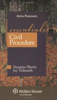 Paperback Civil Procedure: The Essentials Book