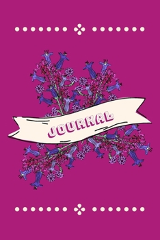 Journal: Tagebuch - Notizbuch - Notebook - Pink - Bl�ten-Motiv - Liniert - Insgesamt 135 Seiten - Ma�e ca. DIN A5