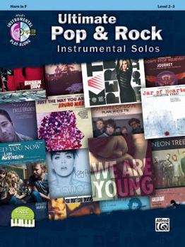 Paperback Ultimate Pop & Rock Instrumental Solos: Horn in F, Book & CD Book