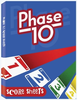 Paperback Phase 10 Score Sheets: Phase Ten Dice Game Record Keeper Book, Phase 10 Dice Game Book