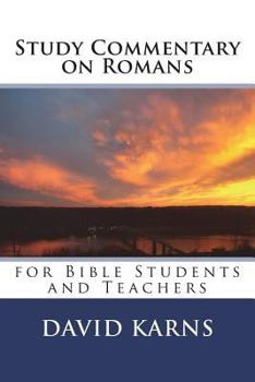 Paperback Study Commentary on Romans: for Bible Students and Teachers Book