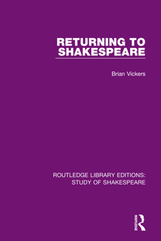 Hardcover Returning to Shakespeare Book