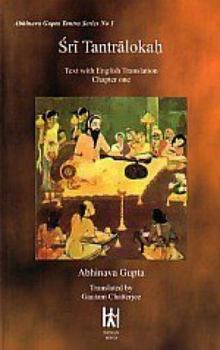 Hardcover Sri Tantralokah Text With English Translation Chapter One Book