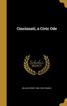 Hardcover Cincinnati, a Civic Ode Book