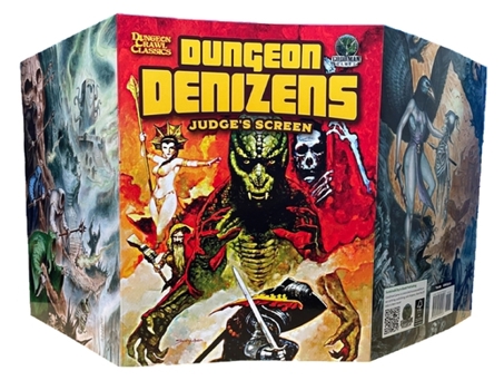 Board Game Dungeon Denizens DCC RPG Judge's Screen Book