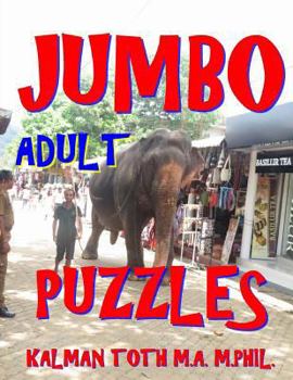 Paperback Jumbo Adult Puzzles: 133 Extra Large Print Themed Word Search Puzzles Book