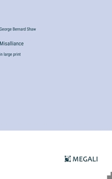 Hardcover Misalliance: in large print Book