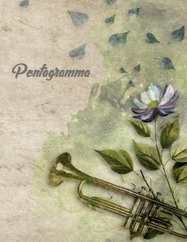 Paperback Pentagramma: Quaderno di Musica Pentagrammato [Italian] Book