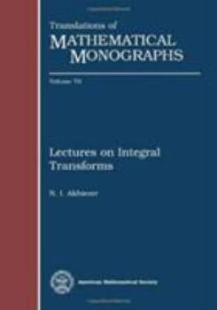 Paperback Lectures on Integral Transforms (Translations of Mathematical Monographs) (English and Russian Edition) Book