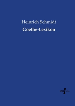 Paperback Goethe-Lexikon [German] Book