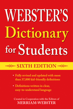 Paperback Webster's Dictionary for Students, Sixth Edition Book
