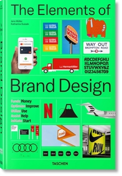 Hardcover The Elements of Brand Design [Multiple Languages] Book