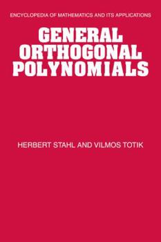 Paperback General Orthogonal Polynomials Book