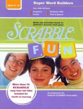 Paperback Scrabble Fun: Super Word Builders (Intermediate Level) Book
