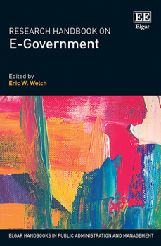 Hardcover Research Handbook on E-Government Book