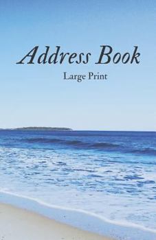 Paperback Address Book Large Print: For Contacts, Addresses, Phone Numbers, Emails & Emergency Reference [Large Print] Book