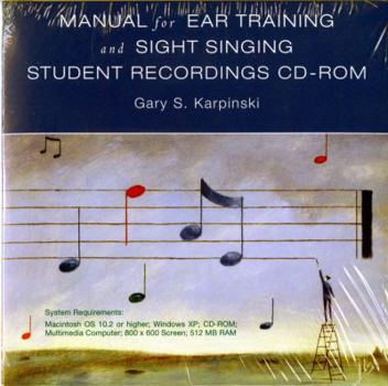CD-ROM Student Recordings: for Manual for Ear Training and Sight Singing Book