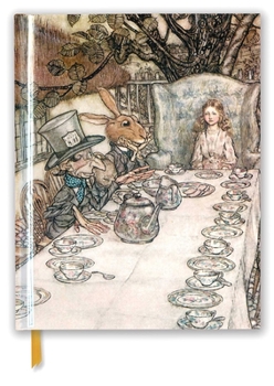 Hardcover Rackham: Alice in Wonderland Tea Party (Blank Sketch Book) Book