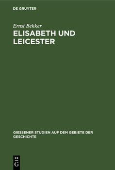 Hardcover Elisabeth und Leicester [German] Book