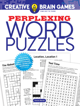 Paperback Creative Brain Games Perplexing Word Puzzles Book