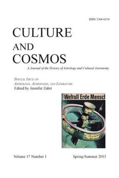 Paperback Culture and Cosmos Vol 17 Number 1 Book