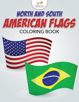 Paperback North and South American Flags Coloring Book