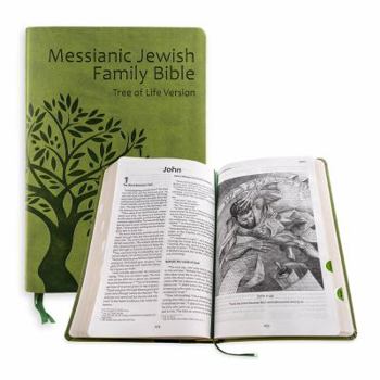 Imitation Leather Messianic Jewish Family Bible (TLV) - Spring Green Book
