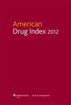 Hardcover American Drug Index 2012 Book
