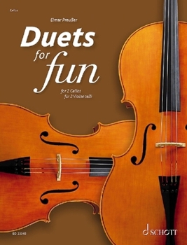 Paperback Duets for Fun: 2 Cellos Original Works from the Baroque to the Modern Era Book