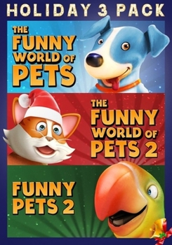 DVD Funny Pets Holiday 3 Pack Book