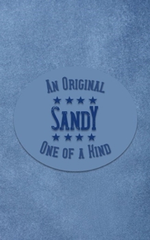 Paperback Sandy: Personalized Writing Journal for Men Book
