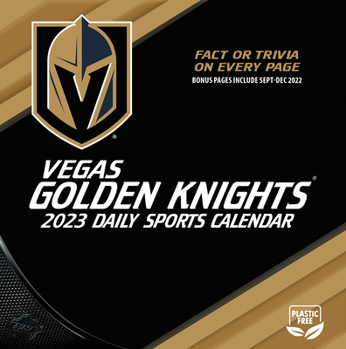 Office Product Vegas Golden Knights 2023 Box Calendar Book