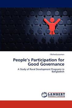 Paperback People's Participation for Good Governance Book