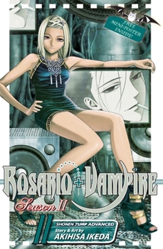 Paperback Rosario+vampire: Season II, Vol. 11 [With Mini-Poster] Book
