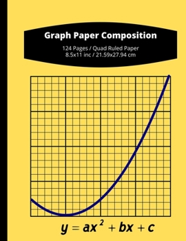 Paperback Graph Paper Composition: Notebook; Grid Paper Notebook, Squared Grid 124 Pages ( Large 8.5x11 ) Perfect Gift Item For Kids And Students. Book