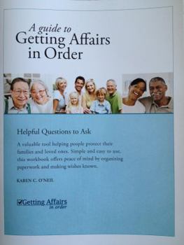 Paperback A Guide to Getting Affairs in Order (Individuals) Book